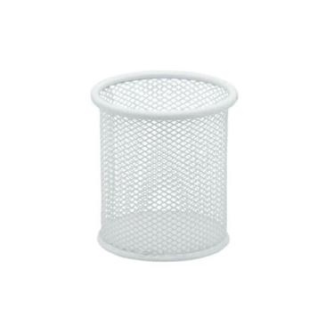 Imagem de Porta Caneta, Lápis, Redondo, Aramado, Branco 9x10 cm - Gv Office