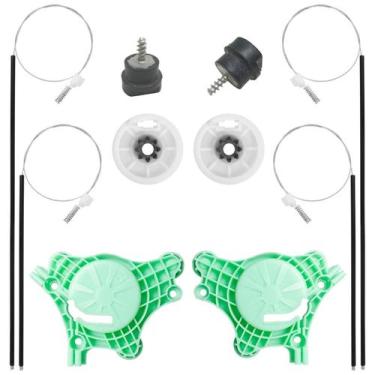 Imagem de Kit 2 Reparos Maquina Elevador Vidro Elétrico Vw Fox Porta Traseira Co