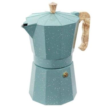 Imagem de Cafeteira Italiana 6 Xícaras 300ml Brinox Verona Verde Em Alumínio
