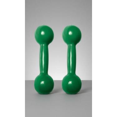 Imagem de Halter Emborrachado 1kg Par Academia Ginástica - Congratulations Store