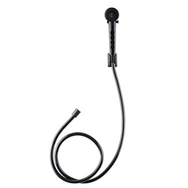 Imagem de Dura Faucet Kit de mangueira de chuveiro econômico DF-SA130-MB - Cabeça de chuveiro de substituição portátil para RV - Cabeça de chuveiro universal com economia de água com interruptor de controle de