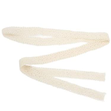 Imagem de Crazy Sales Fita de renda bege, acabamento de renda bege requintado para fazer guirlandas para varandas de escadas para embrulhar presentes para roupas de bricolage