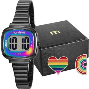 Imagem de Relógio Digital Mondaine Com Broches 32179MPMKPE3K1