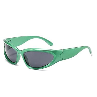 Imagem de Óculos de sol polarizados femininos masculinos design espelho esportivo de luxo vintage unissex óculos de sol masculinos drivers óculos uv400, estilo a,18, como imagem