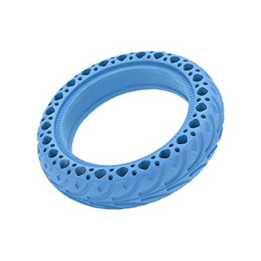 Imagem de Scooter Tire, Electric Scooter Tire 8.5x2.0 Electric Scooter Damping Tyre Durable Rubber Solid Tire for M365 Pro(Blue)