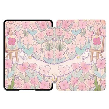 Imagem de Capa para Kindle de 7ª geração lançada em 2014, modelo WP63GW - Capa fina com função despertar e hibernar automaticamente, não é adequada para Kindle Paperwhite de 7ª geração