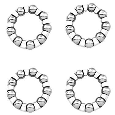 Imagem de ZYAMY 4 peças Rolamento de esferas de manivela de bicicleta 1/4 polegada x 9 rolamentos de esferas para bicicleta suporte inferior de manivela peças de mountain bike acessórios de reparo