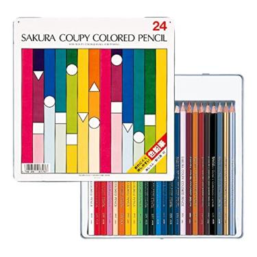 Imagem de Estojo Metálico Sakura Coupy Colored Pencil 24 Cores - PFY-24