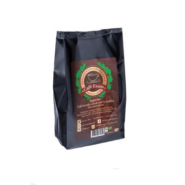 Imagem de Kit 10 Pacotes de 500g. Café arábica em pó Exato Superior. 5Kg