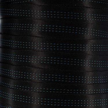 Imagem de West Coast Corda de nylon tubular de 2,5 cm – Premium resistente leve com resistência à ruptura de 1,814 kg – tiras para uso externo para escalada e segurança (preto, 100 jardas)