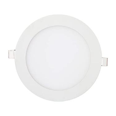 Imagem de Luminária Led Painel/Plafon Slim Redonda Embutir 18W 3.000K Branca Quente Bivolt Kian