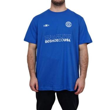 Imagem de Camiseta Dc Team Azul - Masculina - Dc Shoes