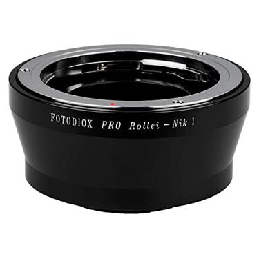 Imagem de Adaptador de montagem de lente Fotodiox Pro, para lente Rollei 35mm para câmeras sem espelho Nikon série 1
