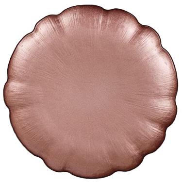 Imagem de Tuut, Linha Vidro, Prato de Jantar Vidro Elegant, Rosa, 28 cm