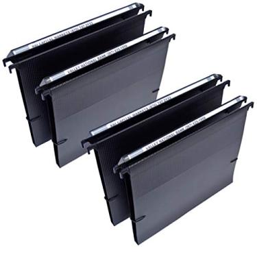 Imagem de Pastas de arquivos suspensas com capacidade extra Ultimate Office MagniFile, caixa de 1,27 cm, tamanho carta, apresentam um cabo de segurança elástico envolvente (conjunto com 4)