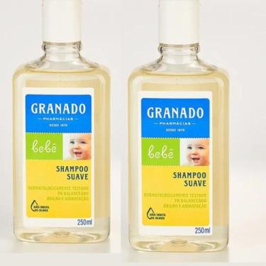 Imagem de Kit 2 Shampoo Suave Bebê Glicerina 250ml - Granado