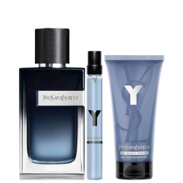 Imagem de Coffret Y Yves Saint Laurent Kit Perfume Masculino + Travel Size Y + Gel de Banho – Eau de Parfum Kit