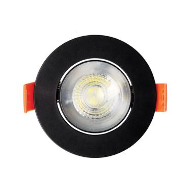 Imagem de Spot Led Redondo De Embutir Easy 5w Preto Bivolt Llum 6500k L