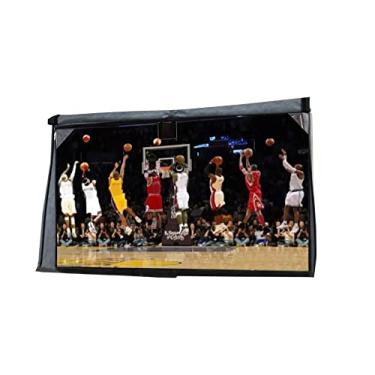 Imagem de A1Cover Capa para aparelho de TV de 70 polegadas, revestimento resistente a arranhões, protege a tela de LED, melhor compatível com suportes e suportes padrão (cinza claro)
