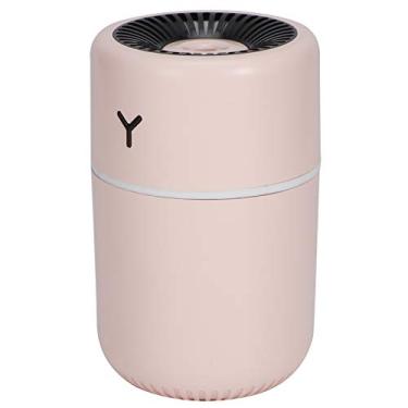 Imagem de Umidificador Doméstico, Com Umidificador de Ar Com Luz Ambiente Colorida, para Escritório Doméstico, Quarto de Carro (Rosa)