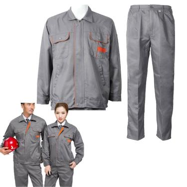 Imagem de Conjunto Uniforme EPI Listra Refletiva Prestador de Serviço Segurança Profissional Obra Construçao Civil