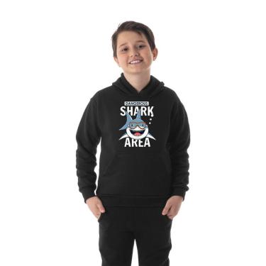 Imagem de Moletom Canguru Infantil Menino Shark Benellys-Masculino