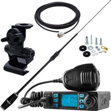 Imagem de Rádio Px 80 Canais Antena Black Viúva Negra Argentina Cabo Capô Capu P