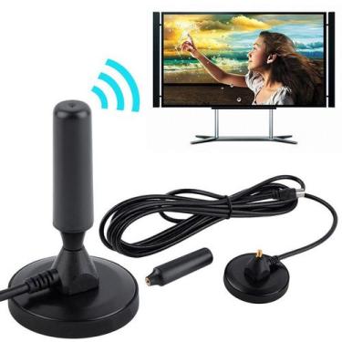 Imagem de Antena Tv Digital HDTV Interna/Externa a Prova Dagua e Cabo 3m - Vi Mu