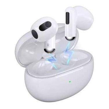 Imagem de Fone De Ouvido Bluetooth Sincroniza Com Notebook - TWS, Branco