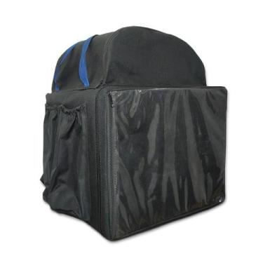Imagem de Mochila Motoboy Aplicativo Entregadores Bag Com Isopor 45L - Mochila E