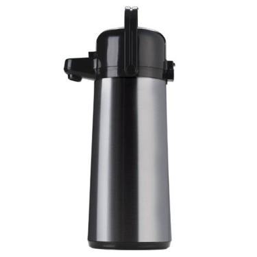 Imagem de Garrafa Térmica Air Pot 1.8 Litros Inox Invicta, 1,8L, Prata e Preto