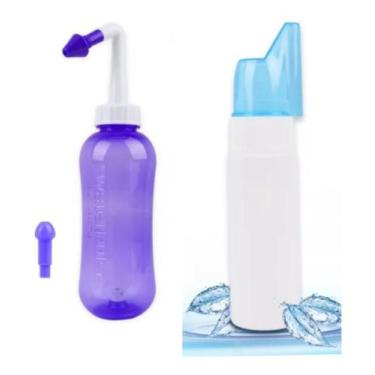 Imagem de Kit Duchas Nasal + Spray Higienizador Bebê Adulto Lavador - Bio Nase, 
