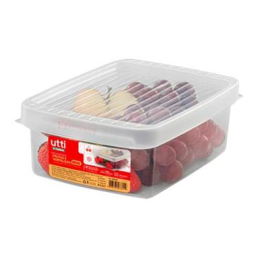 Imagem de Mini Caixa Organizadora para Frutas Verduras Legumes Saladas Transpare