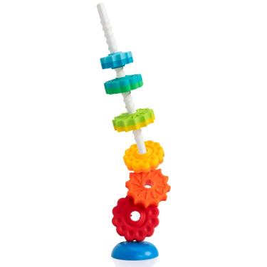 Imagem de Brinquedo para empilhar e classificar Fat Brain Toys SpinAgain para bebês