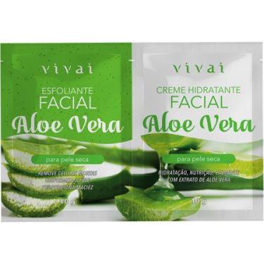 Imagem de Esfoliante + Gel Hidratante Facial Aloe Vera Vivai