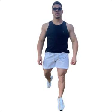 Imagem de Short Masculino Bermuda Em Linho Praia Academia Mauricinho Casual Prem