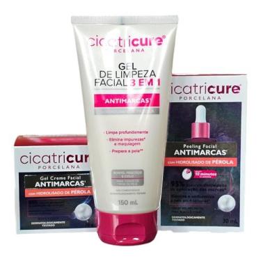 Imagem de Kit Cicatricure Porcelana Antimarcas (3 Produtos)