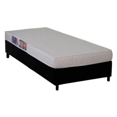 Imagem de Conjunto Box Solteiro: Colchão Espuma Ortobom D23 Light Saúde + Base C