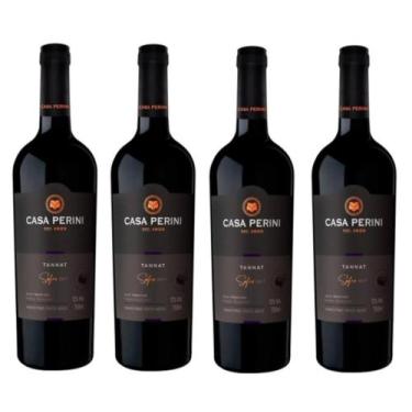 Imagem de Kit 4 Un Vinho Casa Perini Tannat 750 ml