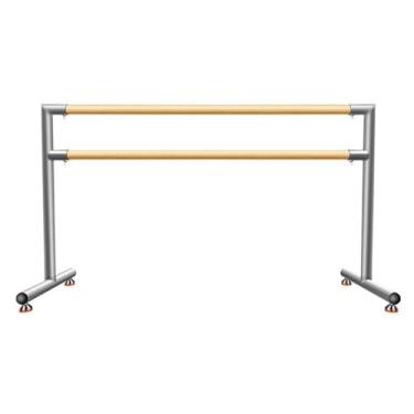 Imagem de Ballet Bar Barra De Balé Portátil Para Academia Doméstica, Barra De Dança Fitness Para Adultos De 3,28 Pés-8,2 Pés, Equipamento De Exercício De Alongamento De Dança De Balé, Fácil De Montar(Double Lay