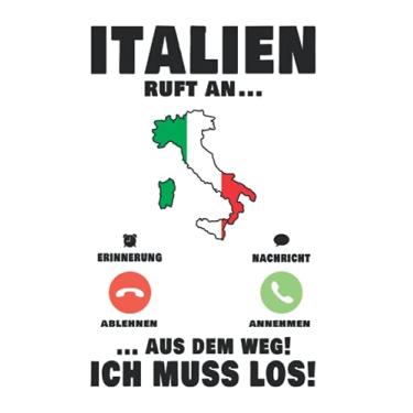 Imagem de Italien Notizbuch: Italien Anruf Urlaub Bibione Reise Lignano Telefon / 6x9 Zoll / 120 ausfüllbare Seiten Seiten