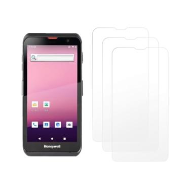 Imagem de 3 peças, película protetora de tela para Honeywell EDA52 scanner logístico de código de barras de computador móvel, leitor