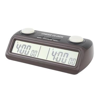 Imagem de Relógio digital com cronômetro para xadrez, Relógio de xadrez digital com tela LCD multifuncional, Modos de tempo personalizáveis, Relógio de xadrez portátil profissional