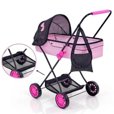 Imagem de Carrinho De Boneca Porta Objeto Veneza Luxo Reborn Estiloso - Sag Toys