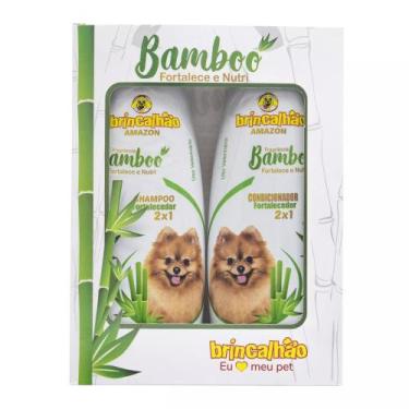 Imagem de Kit shampoo e cond bamboo brincalhao 500ml - Genérico