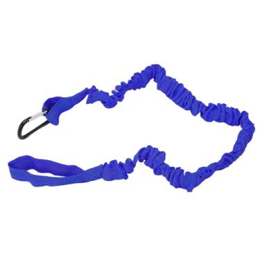 Imagem de Elastic Kayak Paddle Leash Lightweight Coiled Nylon Paddle Strap Durabledd Rope Leash para Canoe Boat Surfboard e Pesca Rod, engrenagem essencial para entusiastas de esportes (Blue)