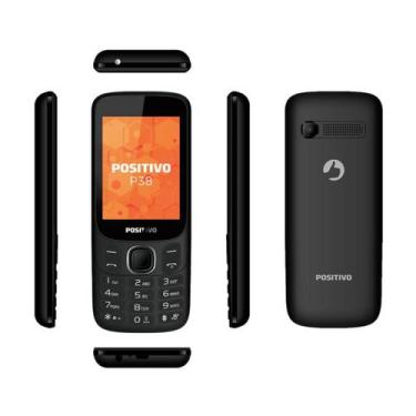 Imagem de Celular Simples Idosos Números Grandes Letras E Bluetooth - Positivo