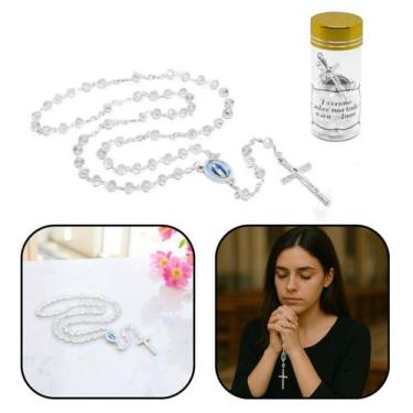 Imagem de Terço Nossa Senhora das Graças Cristal no Vidrinho - FORNECEDOR 2
