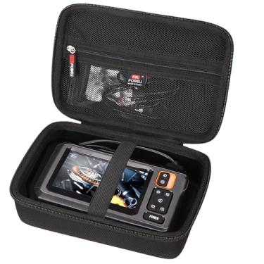 Imagem de FBLFOBELI Capa rígida para câmera de inspeção de boroscópio MugEasy/SKYBASIC/Daxiongmao/DEPSTECH, serve para endoscópios de tela de 4,3 polegadas, estojo de transporte de endoscópio industrial para