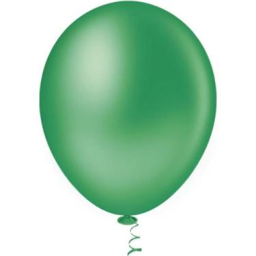 Imagem de Balão 16 Liso Verde Pacote com 12 Unidades - Riberball